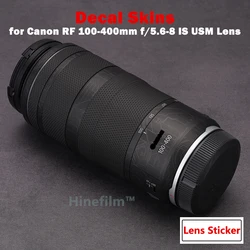 100400 Lens Stickers for Canon RF100-400mm F5.6-8 IS USM Lens Decal Skin Protector for Canon RF100-400 Lens wrap Cover Film