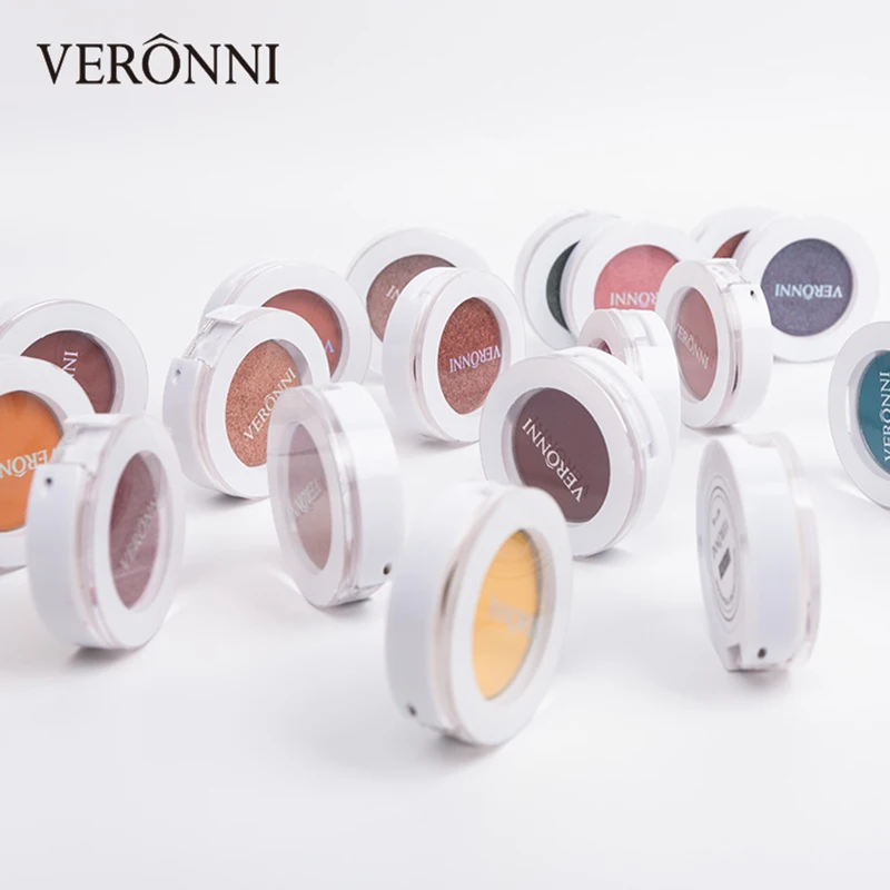 VERONNI 24 Color Eyeshadow Glitter Pigment Matte Eye Shadow Makeup Removable Good for DIY Your Own Make Up Palette