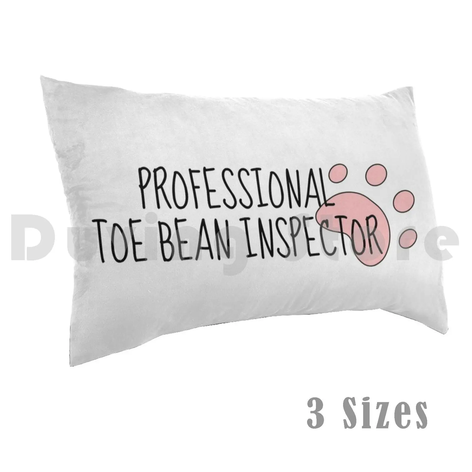 Professional Toe Bean Inspector Pillow Case Printed 35x50 Veterinarian Vet Dogtor Dvm Vet Student Veterinary