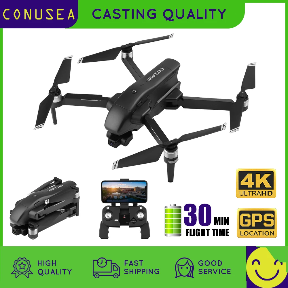 

Q868 RC Drone 4K Drones 5G WIFI FPV quadcopter with camera HD Quadrocopter 2 Axis Gimbal Support SD Card 30mins Brushless vs F11