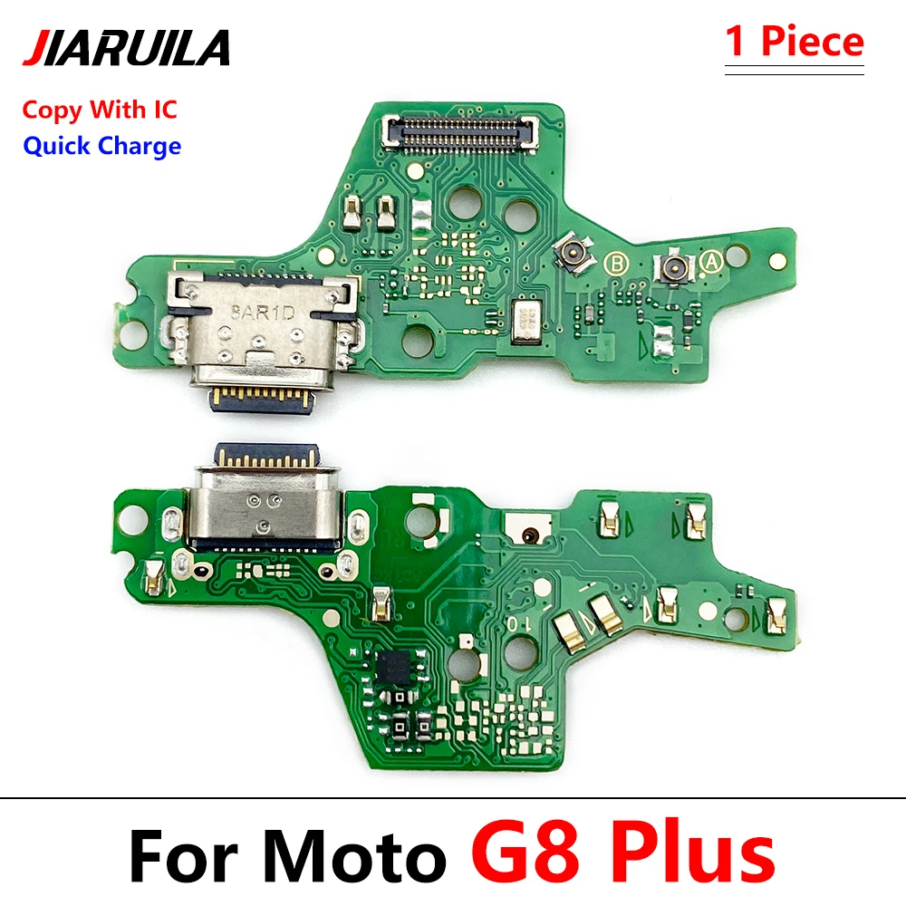 New For Motorola Moto E6 E7 G6 G7 G8 G9 Play Plus Power E20 E40 USB Charging Board Port Connector Flex Cable Microphone