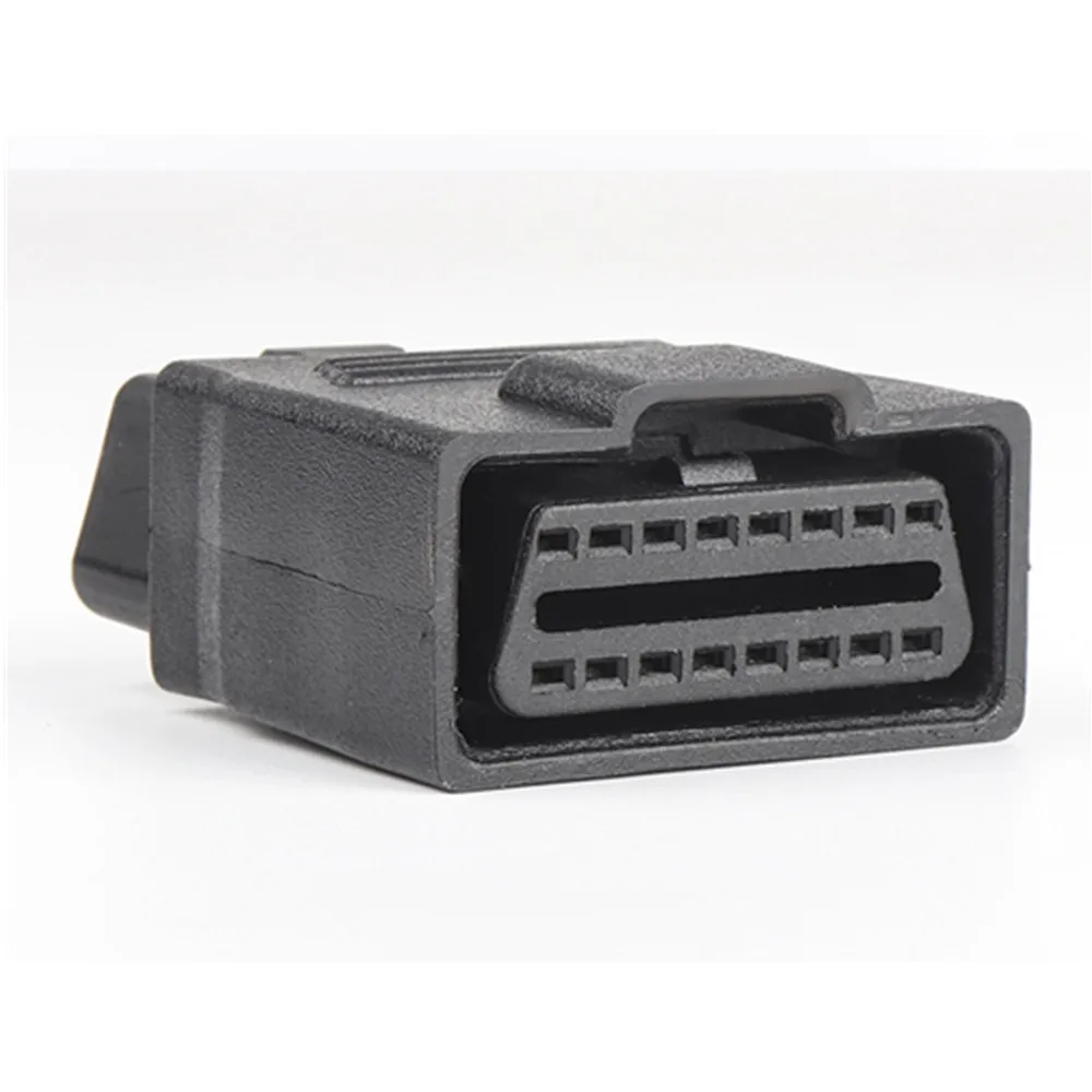 ELM327 12V 24V OBD2 Adapter Male to Female 16pin Plug Reduce Loss of OBD2 Interface 16pin OBD II Connector Diagnostic Cord