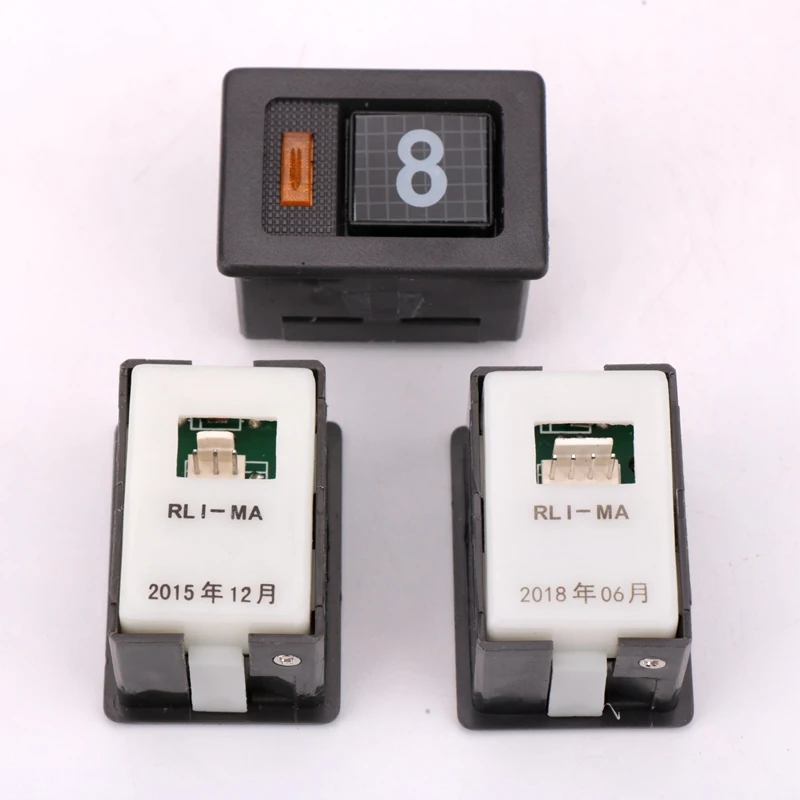 

5pcs Elevator Old YPVF Small Square Button RL1-MA Three-pin VF-II Four-pin GY-A Brand New