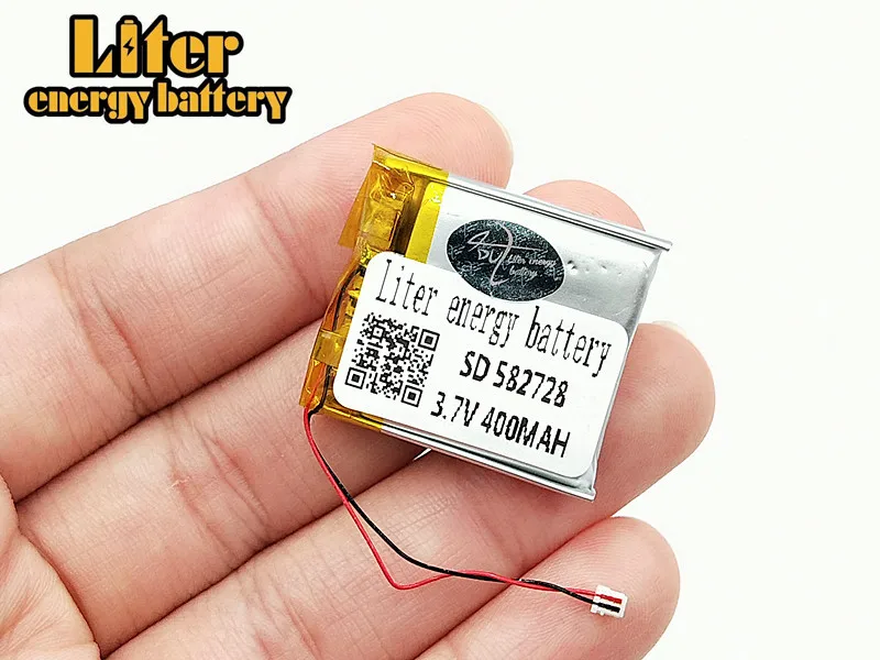 3.7V,400mAH,582728 Rechargeable li-Polymer Li-ion Battery For Q50 G700S K92 G36 Y3 Children's smart watches mp3 602828