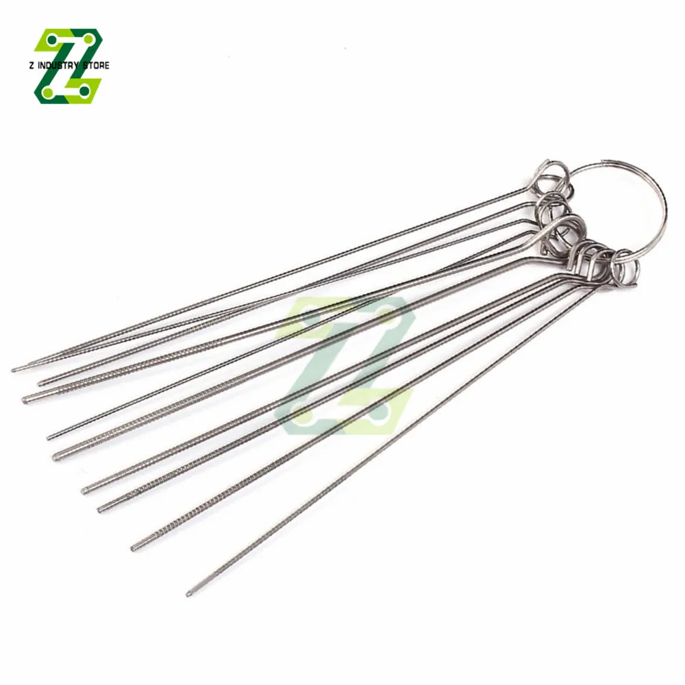 10 Kinds Stainless Steel Needle Set PCB Electronic Circuit Through Hole Needle Desoldering Welding Repair Tool 80mm 0.7-1.3mm