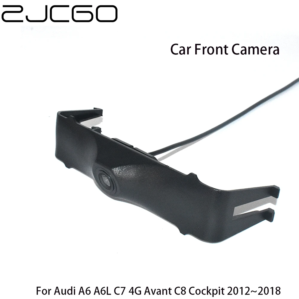 

ZJCGO Car Front View Parking LOGO Camera Night Vision Positive Waterproof for Audi A6 A6L C7 4G Avant C8 Cockpit 2012~2018