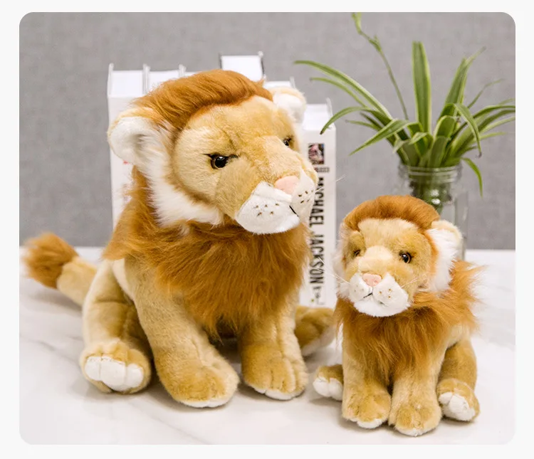 Peluche du lion en forme de dessin animé, jouet mignon de haute qualité, idéal comme cadeau, 1 pièce