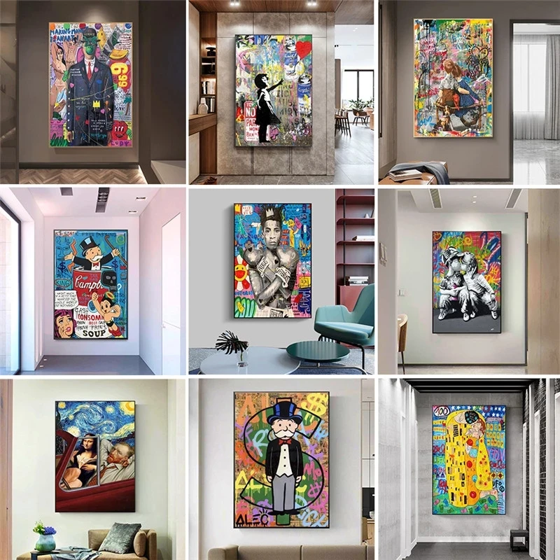 

DIY 5D Diamond Painting Graffiti Art Nordic Poster Full Square/Round Diamond Embroidery Cross Stitch Mosaic room Decor