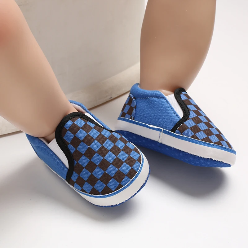 2025 neue Baby Leinwand Turnschuhe Anti-slip Weiche Plaid Baby Junge Mädchen Schuhe Neugeborene Erste Wanderer Infant Baby unisex Casual Schuhe – Detail 17
