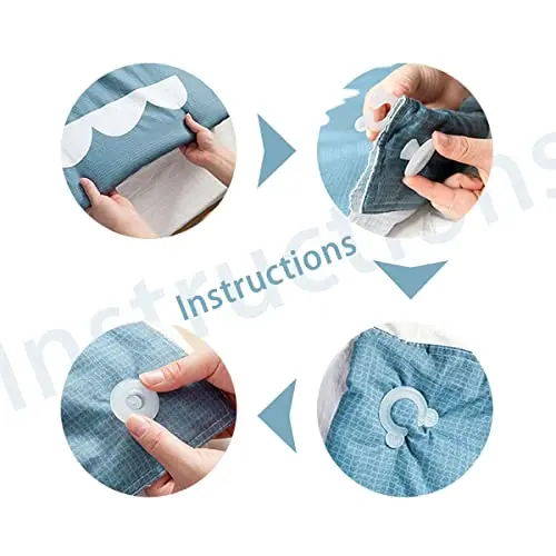 2/4PCS Duvet Comforter Clips Plastic Durable Comforter Clamp Bed Duvet Fastener Home Holder Sheet Clip Blanket Cover tool