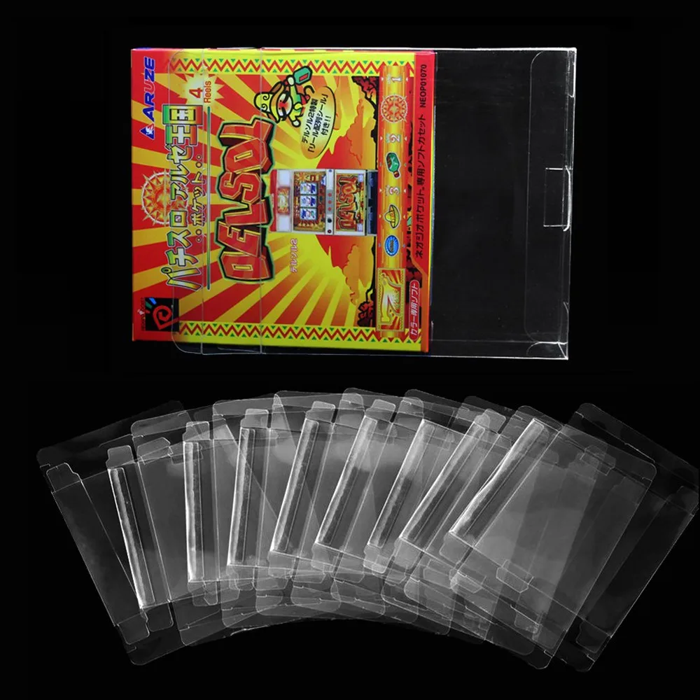 

500PCS Game Box Protectors PET Plastic Display Case For Neo Geo Pocket Color For NGPC