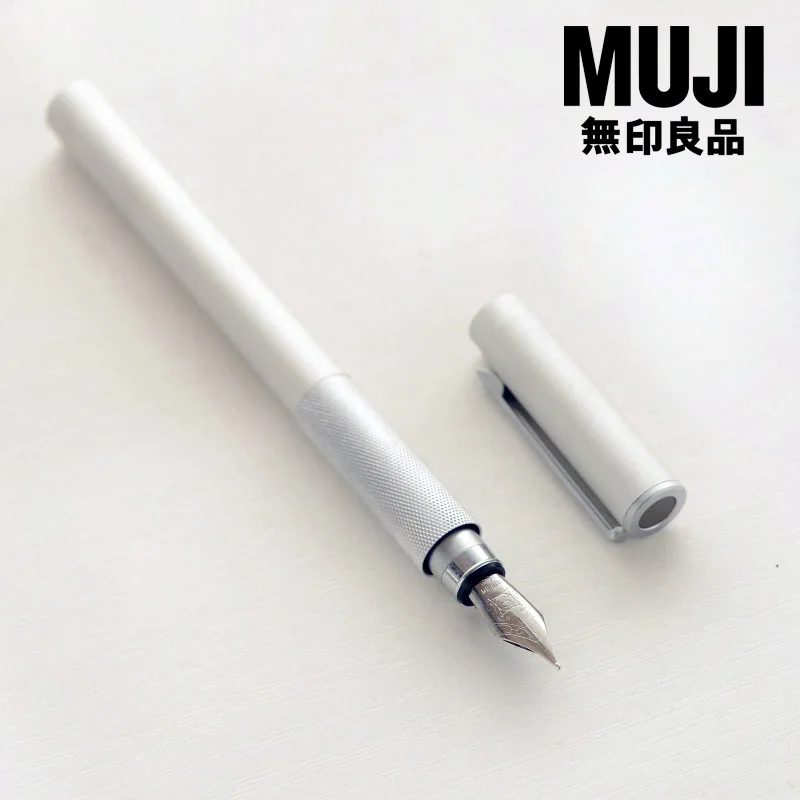 Japan Originele Aluminium Vulpen Korte Pocket Vulpen Hoge Kwaliteit Gift Inkt Pen Briefpapier