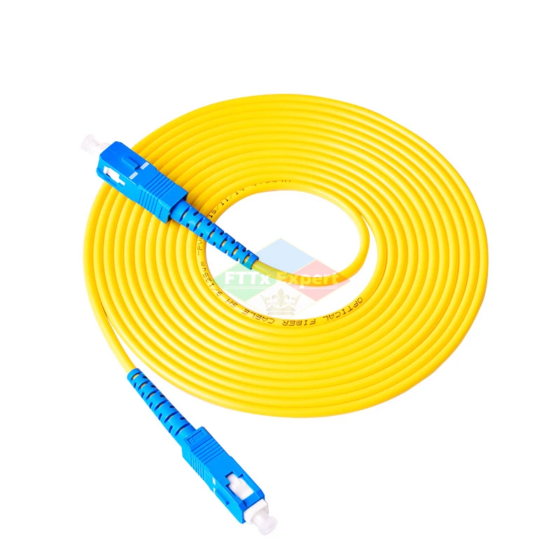 Free shipping 10PCS SC APC to SC UPC SC Patch Cord Simplex 3.0mm Single Mode Fiber Patch Cable jumper