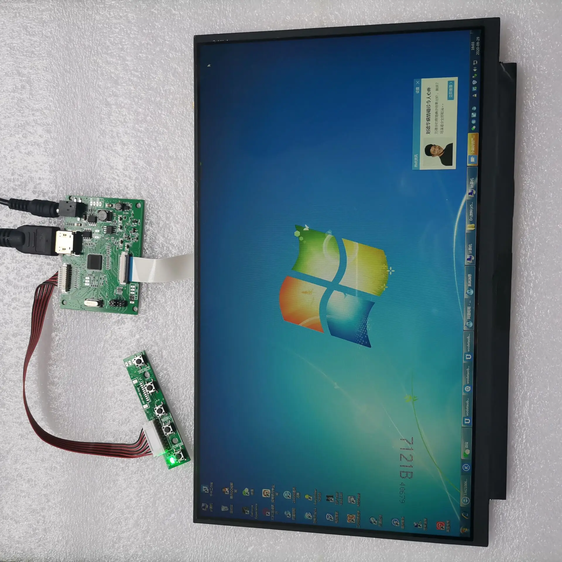 Zestaw płyty kontrolera do monitora B156HTN03 B156HTN03.6 B156HTN03.8 15.6 cala, kompatybilny z HDMI, EDP, panel 1920x1080, wyświetlacz 30-pinowy — zdjęcie produktu 4