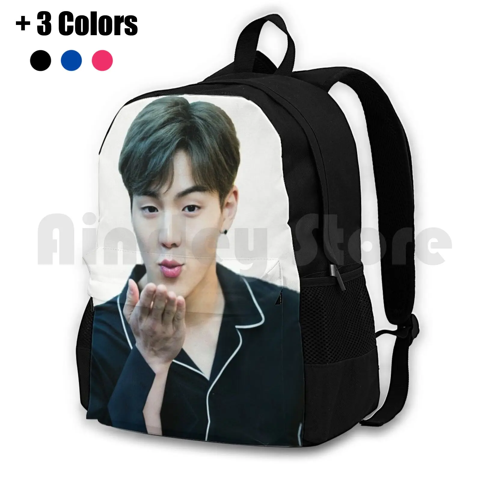 Shownu Outdoor Hiking Backpack Waterproof Camping Travel Monsta X Kpop Jooheon Wonho Shownu Hyungwon I M Minhyuk Kihyun Got