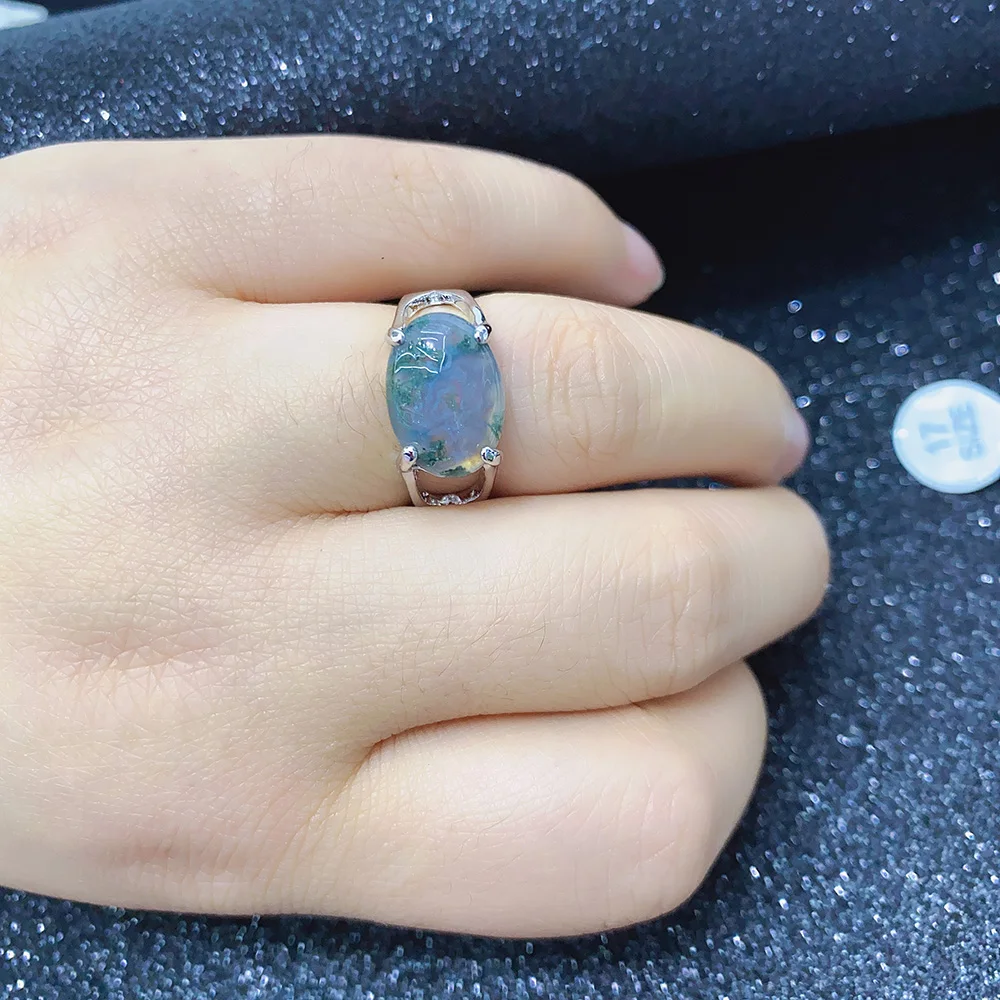 20Pcs Wholesale Natural Semi-precious Stone Agate Rings For Women Fashion Ring Accessories