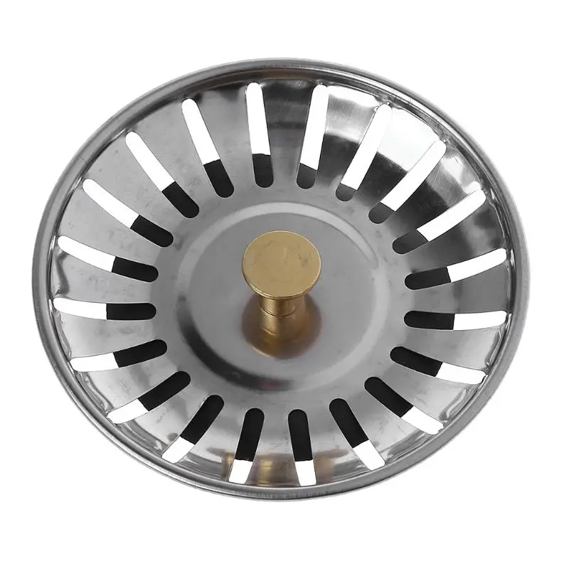 Keuken Afval Rvs Spoelbak Zeef Plug Afvoer Filter Stopper Mand Afdruiprek