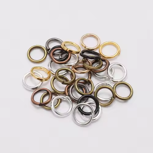 50-200pcs/lot 3-20 mm Jump Rings Split Rings Connectors For Diy Jewelry Finding Making Accessories Wholesale Supplies - Image 5