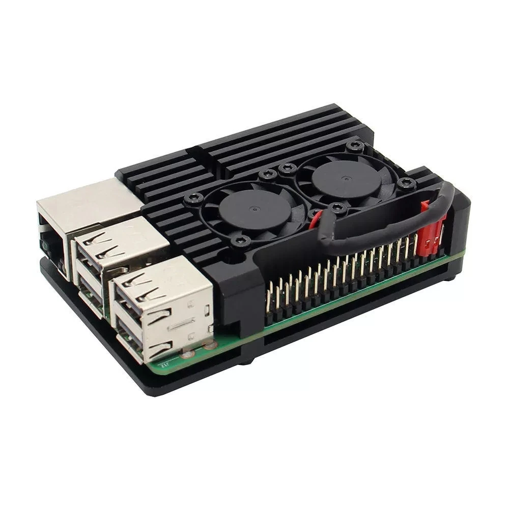 Raspberry PI 3B Shell , New Raspberry PI Shell 3 Generation B Type 2B / 3B + Universal Aluminum Alloy Cooling Shell