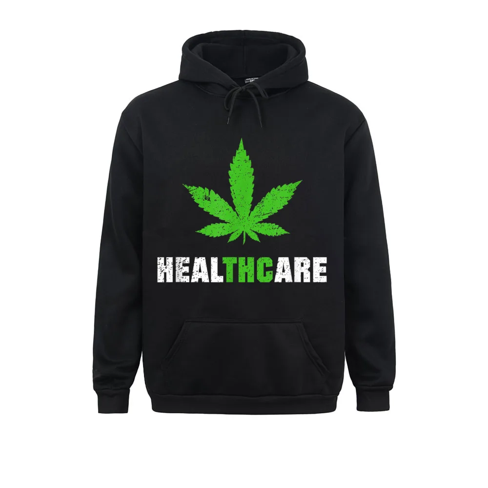 Funny Weed Healthcare Marijuana Cannabis Leaf Sweatshirts Long Sleeve Funky Men Winter Autumn Hoodies Funny Sportswear