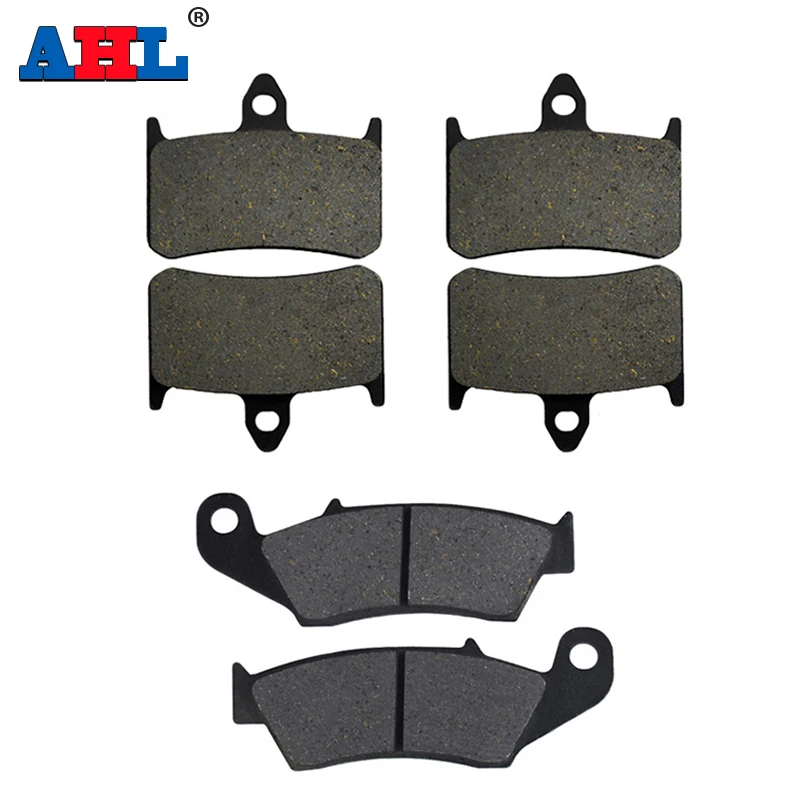 

Motorcycle Parts Front & Rear Brake Pads Kit For Honda VFR400 VFR 400 R3K R3L R3M R3N NC30 1989-1992 Metal & Brass Alloys