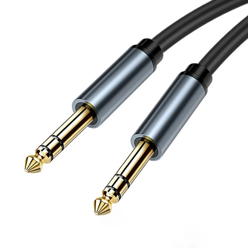 6.35mm Jack Audio kabel do 6.35mm Jack męski stereofoniczny zestaw do instrumentu gitara wzmacniacz miksujący bas 1m 2m 3m 5m