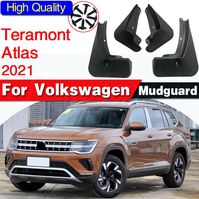 Car Mud Flaps For Volkswagen VW Teramont Atlas 2021 Mudguards Splash Guards Fender Mudflaps