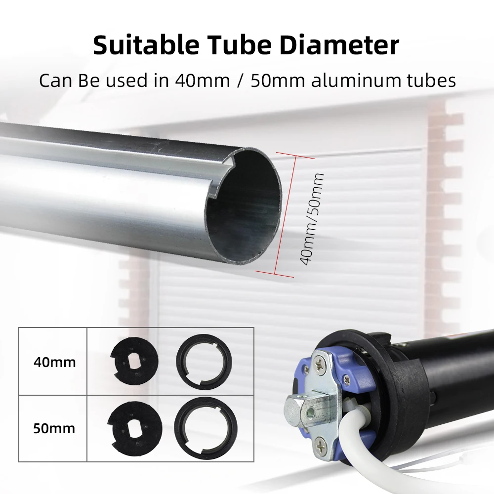 Zemismart WiFi Roller Schatten Motor für 40mm 50mm 60mm Rohr Tuya Motorisierte Garage Tür Motor Smart Leben alexa Google Home Control