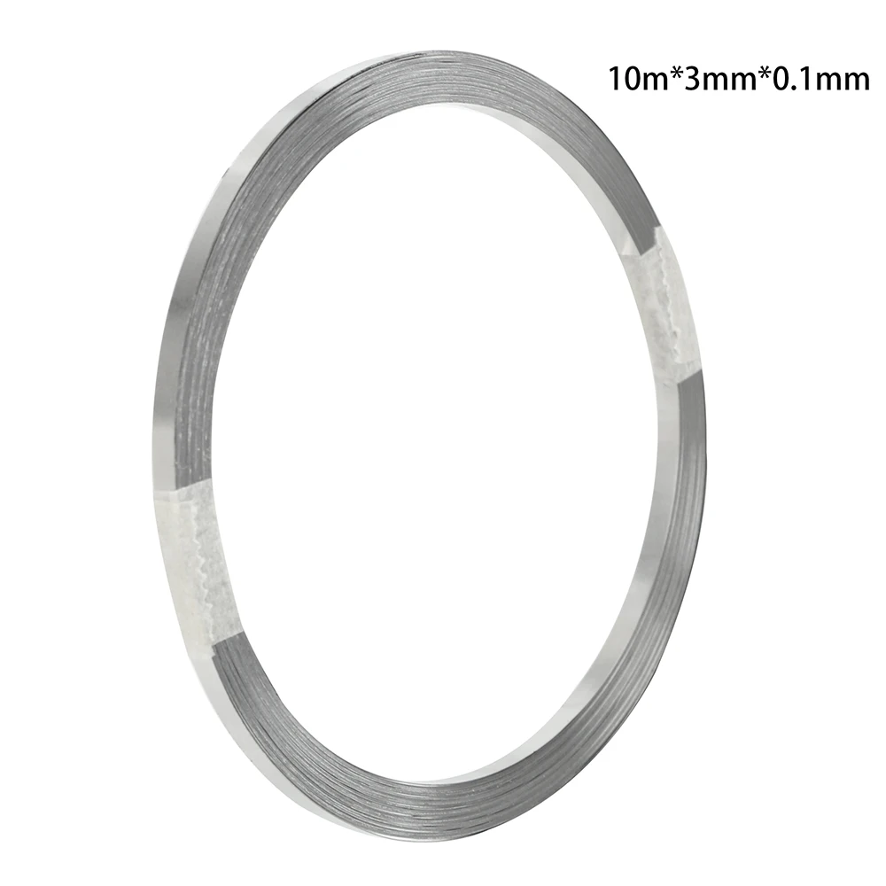 10 Mét 0.1Mm Pin Niken Ban Nhạc Làm Dày Mỏ Hàn Niken Tấm Kết Nối Cho 18650 Pin Li-ion Dây Kết Nối