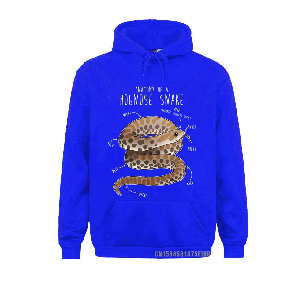 Anatomi Seekor Hognose Snake Kaus Hoodie Pecinta Hewan Reptil Peliharaan Lucu untuk Wanita Hoodie Jalanan Kerudung Retro