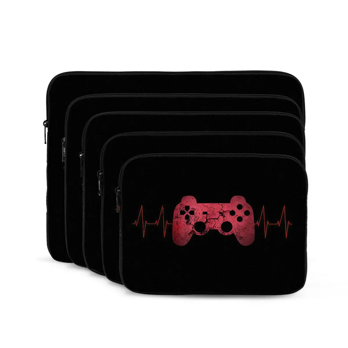 Gamer Heartbeat Video Games Computer ipad Laptop Cover Case Laptop Sleeve Bag Portable Cover Fundas Pouch