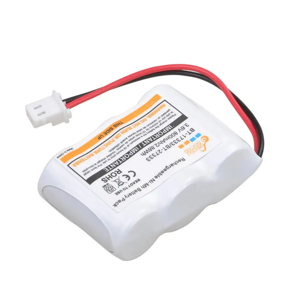 Batteria per telefono senza fili da 800 mAh BT-17333 BT-27333 per Vtech BT17333 BT27333 BT-17233 BT17233 BT- 163345   CS5121