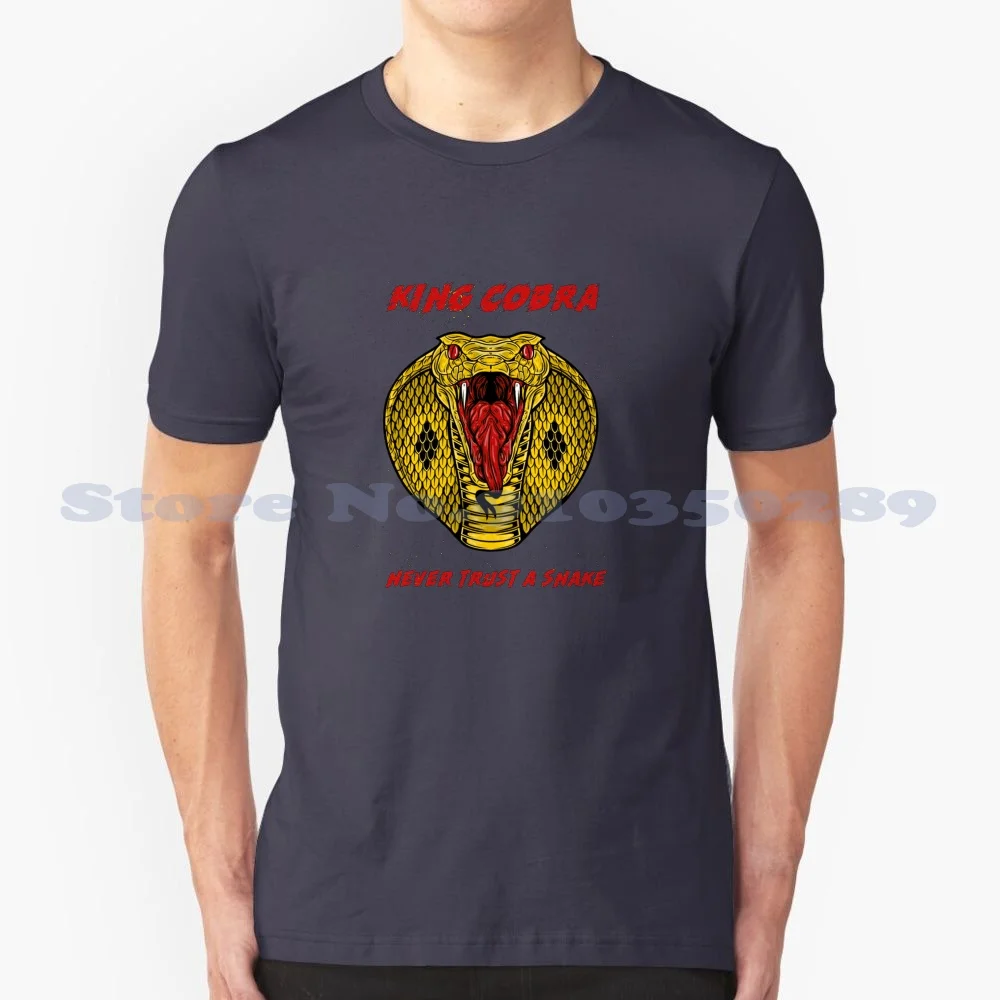 King 100% Cotton T-Shirt Animal Reptile Nature Wildlife Viper Snake Lover Southside Serpents King Friend Family