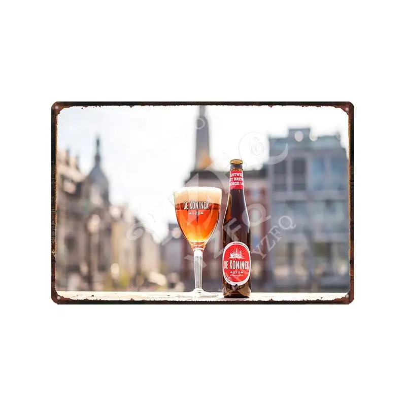 Belgium Beer Vedett Petrus Vintage Metal Tin Sign Retro Plates For Wall Bar Pub Art Kitchen Coffee Home Decor 30X20CM Gift