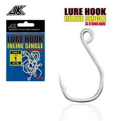 JK LHIS fishing hook 1#/ 2#/ 4#/ 6# high carbon steel fish hook used for marine fishing hooks strong corrosion resistance