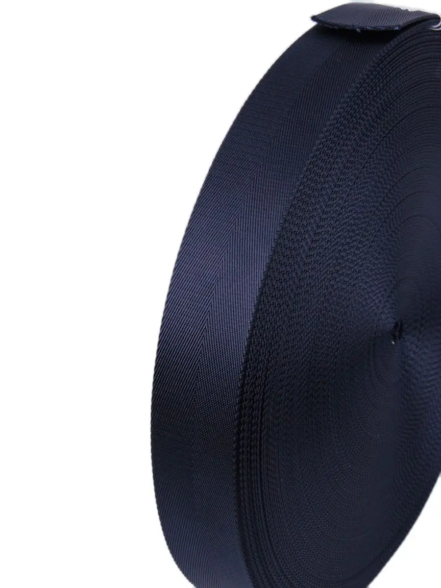 

Herringbone Tape Dark Blue Color 3.8CM Width 1.35mm Thick Webbing Strap