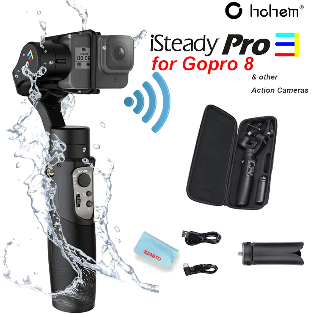 

Hohem iSteady Pro 3 3-Axis Handheld Gimbal Stabilizer for Action Cameras GoPro Hero DJI OSMO Action Insta360 One R Sony RX0 YI