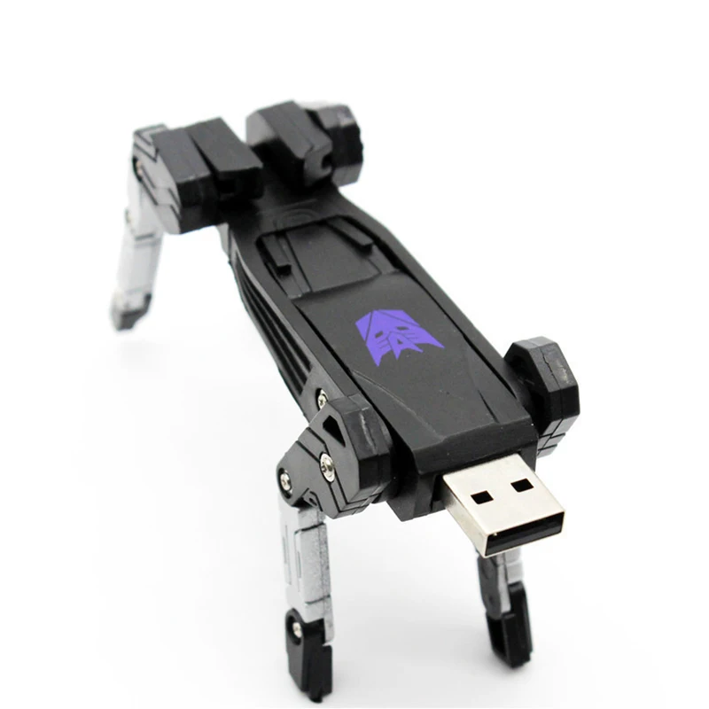 JASTER-Pendrive de plástico con forma de U, unidad Flash de personajes de dibujos animados, USB 2,0, Transfomer, 4GB, 64GB, 16GB, 32GB, Robot de