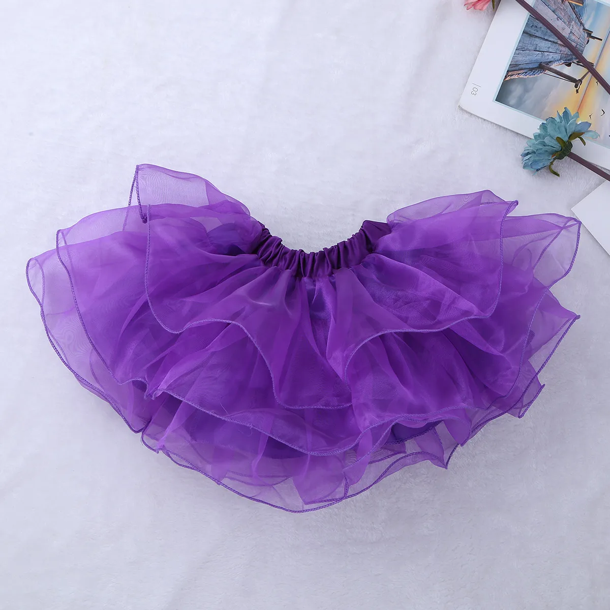 Children Girls Sequined Tutu Leotards Stage Performance Ballroom Dance Costume Jazz Modern Dance Dress Tulle Dress Dancewear