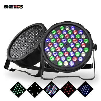 Led Par Licht Rgbw 54x 3W/12X3W Disco Wash Licht Apparatuur 8 Kanalen Dmx 512 Led Uplights Podium Verlichting Effect Licht
