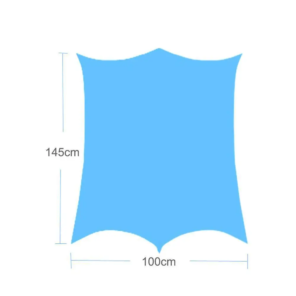 

100*145cm Awning Waterproof Tarp Tent Shade Ultralight Garden Canopy Sunshade Outdoor Camping Hammock Tourist Beach Sun Shelter