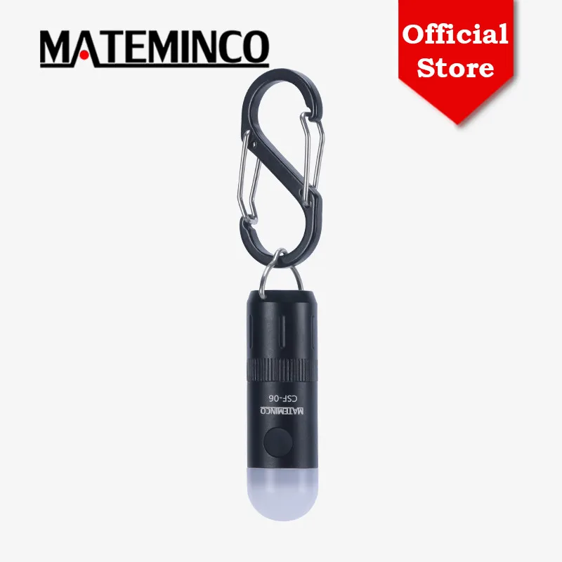 MATEMINCO CSF06 EDC Type-C USB Rechargeable Lamp Lantern Outdoor Lighting Tactical Torch LED Flashlight for Camping