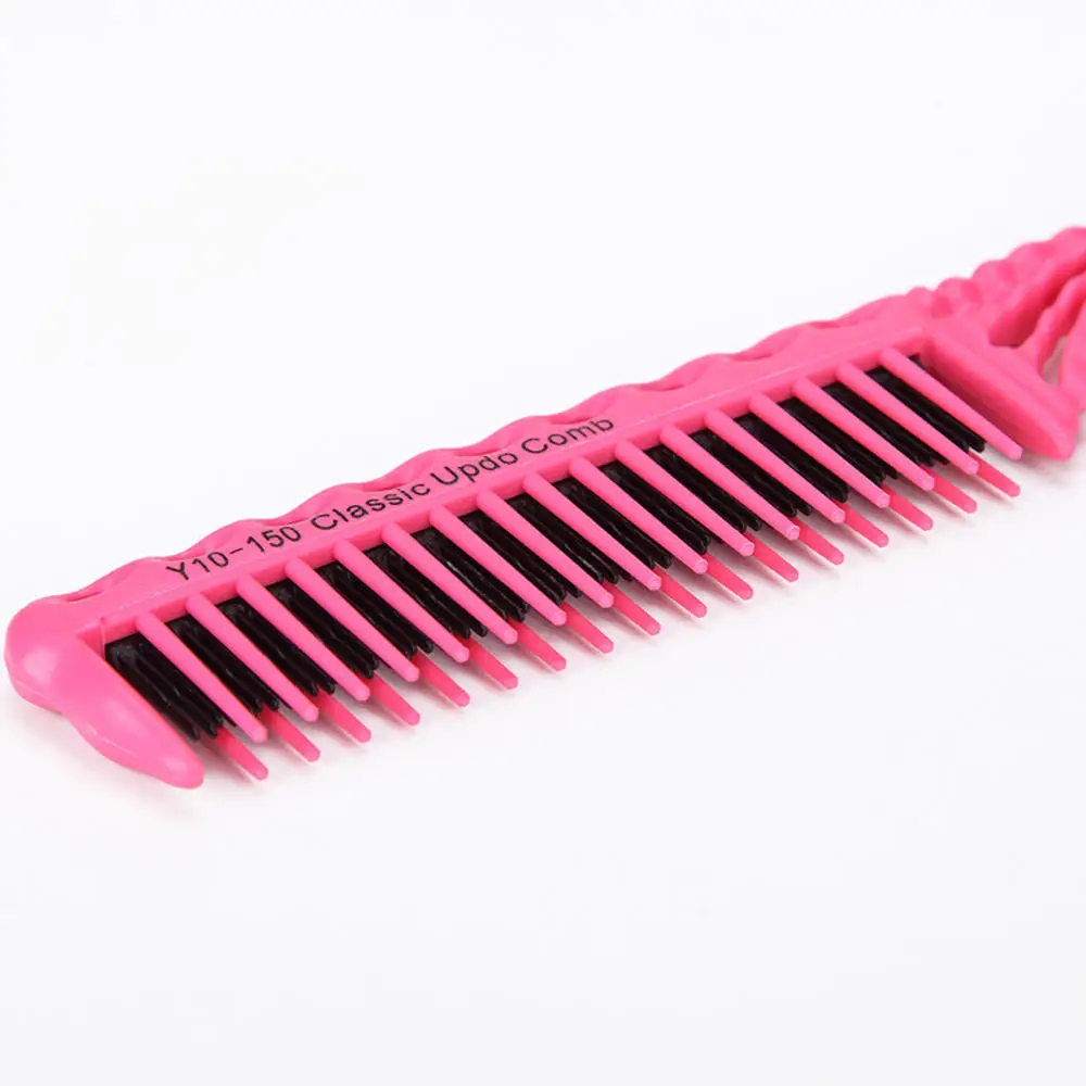 Highlighting Hair Comb ABS Weaving Highlighting Foiling Hair Comb for Salon Dyeing Tail Combs Brush Separate Parting For Hair