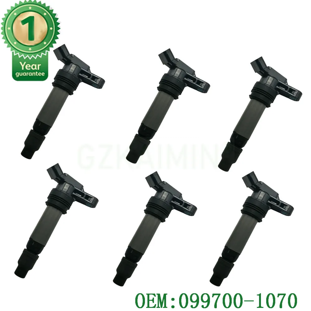 6x 099700-1070 0997001070 ignition coil pack For VOLVO S60 S80 V70 XC60 XC70 XC90 3.0 3.2 OEM 099700-1070  6G9N-12A366 30684245