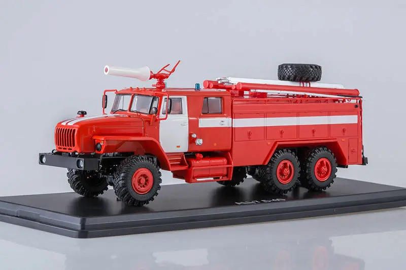 NEW SSM 1/43 Scale Fire Engine AC-7 5-40 URAL Fire Truck by Start Scale Models Diecast Matel Toys for collection gift