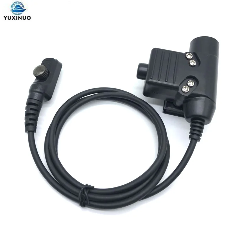 

Tactical U94 Headset U-94/A PTT for Bowman Elite Plug for Hytera HYT PD700 PD700G PD780 PD780G PD782 PD785 PD788 PT580H Radio