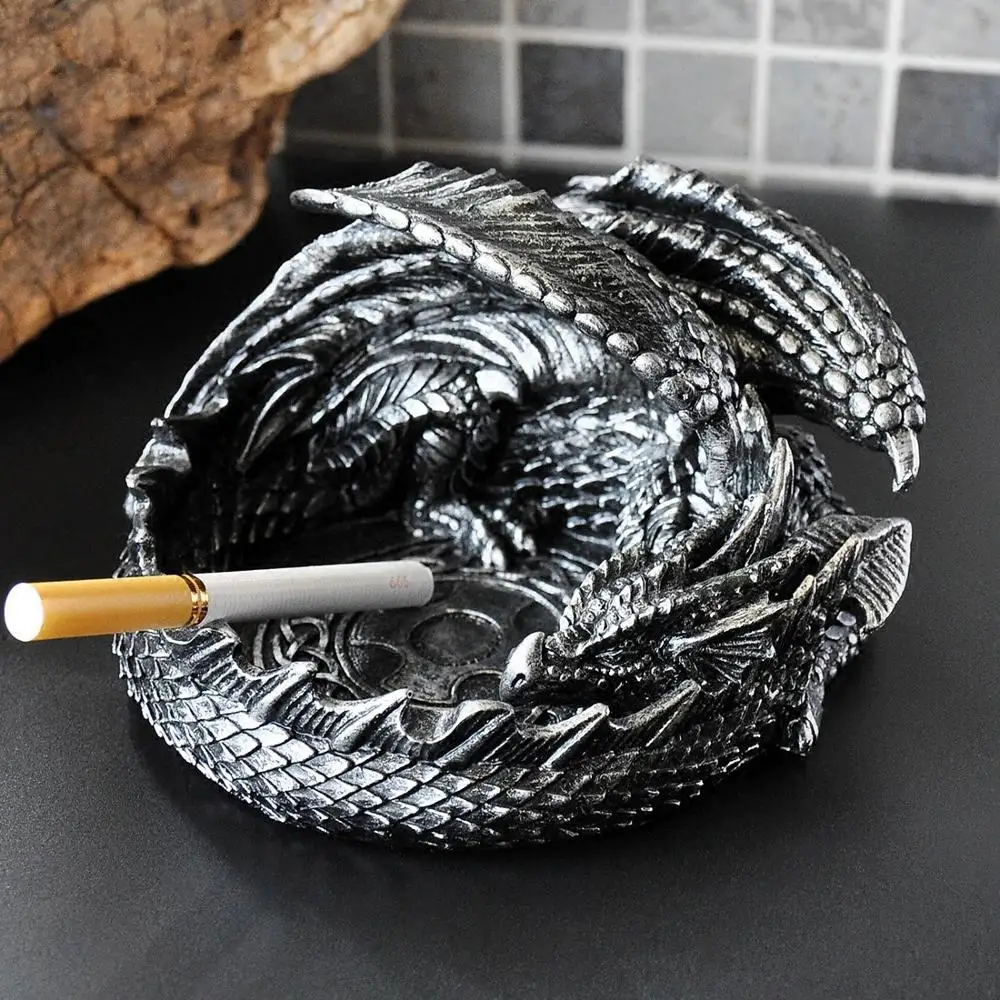 

European Style Dragon Ashtray, Household Creative Personality Trend, Multi Function Fashion, Boy's Birthday Gift