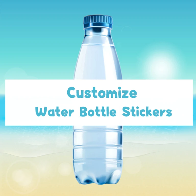 30pcs Cusomize Water Bottle Label Water Bottle Wrappers Kids Birthday Party Decoration Birhday Wedding Baby Shower