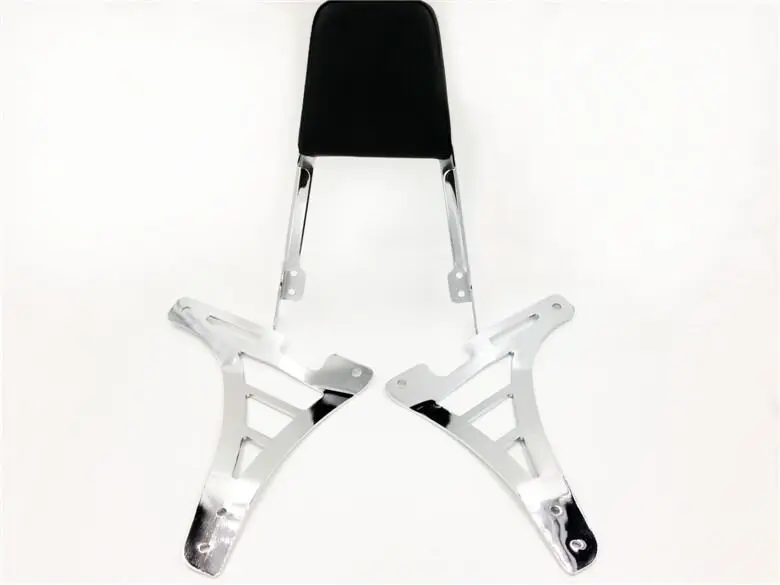 Aftermarket motorcycle parts Chrome Backrest Sissy Bar with Leather Pad For Harley-Davidson Sportster 883 1200