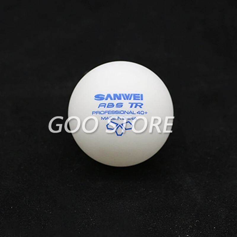 SANWEI New 3-STAR TR ABS Material Plastic 40+ training SANWEI Table Tennis Ball Poly Ping Pong Ball